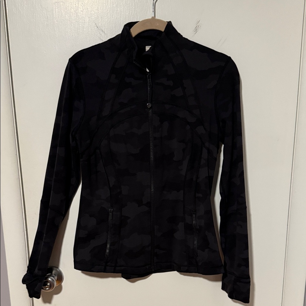 Lululemon Define Black Camouflage Jacket